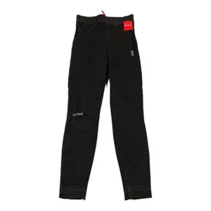 New Spanx Distressed Denim Ankle Skinny Leggings in Vintage Black Sz XS/TP - Picture 1 of 15