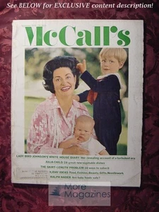 McCALL'S November 1970 Nov 70 LADYBIRD JOHNSON RALPH NADER BARBARA WALTERS - Picture 1 of 1