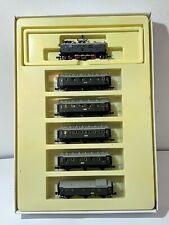 N Scale Minitrix 51 1018 00 Set Reichsbahn Electric Locomotive Original Box