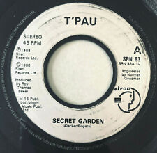 T'PAU : SECRET GARDEN + THIS GIRL  7" RECORD  1988 UK  1st Ed.  36Yrs!  VINTAGE