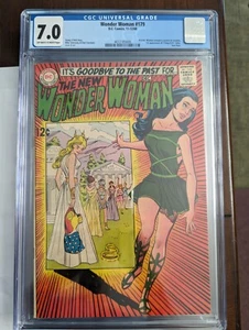 Wonder Woman 179 CGC Costume Change, 1st I-Ching, New Logo - Picture 1 of 2