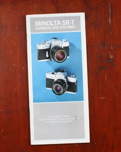 FOLLETO DE VENTAS MINOLTA SRT SR-T2 811E-K1/206738 - Imagen 1 de 1