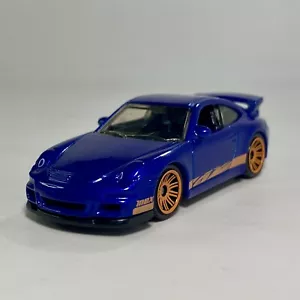 Porsche 911 GT3 - 2007 Metalflake Blue ~1:64 (1:60) Diecast Diorama Model Car - Picture 1 of 12