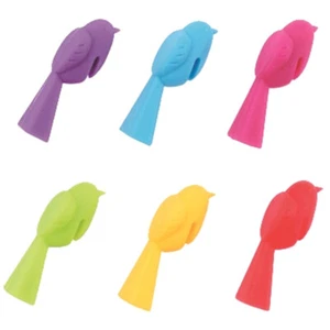 6PCS Silicone Bird Tits Wine Glass Mark Wine Glass Recognizer Cup Distinguis.l8 - Imagen 1 de 12