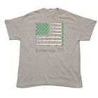 Breckenridge Colorado Spliff Flag Graphic Weed T Shirt Size Xl