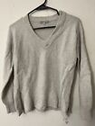 Madewell Womens Sweater Xxs Gray Knit Wool Blend V Neck Pullover