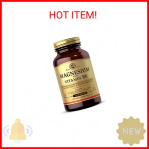 Solgar Magnesium with Vitamin B6, 250 Tablets - Promote Healthy Bone Mineralizat - Picture 1 of 2