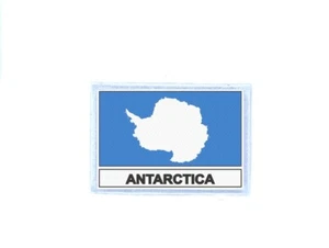 Patch badge iron on glue flag country AQ antartica - Bild 1 von 1