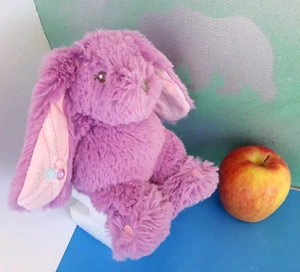 American Girl Bitty Baby Lilac Plush Bunny Rabbit 6" Stuffed Animal Toy ~ CUTE - Picture 1 of 12