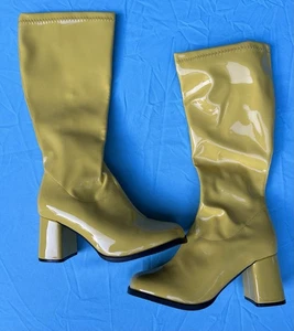 Nuevas Botas Funtasma Step Into Fun Amarillas Go Go Talla 8 - Imagen 1 de 14