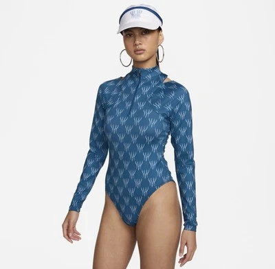Nike X Serena Williams Diseño Crew Mujer Manga Larga Body Corte Azul Talla XL Foto 1 de 4