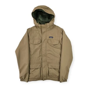 Patagonia Isthmus Fleece Lined Parka Jacket Brown Men's Medium - Picture 1 of 8