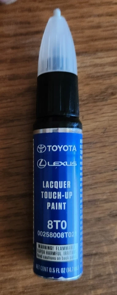 8T0 AZUL BRILLANTE METÁLICO Toyota retoque de fábrica pluma de pintura tubo marcador nuevo OEM Foto 1 de 1