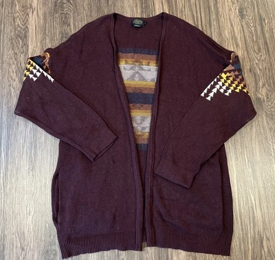 Pendleton Women's Harding Open Front Cardigan Size XL - Image 1 of 4