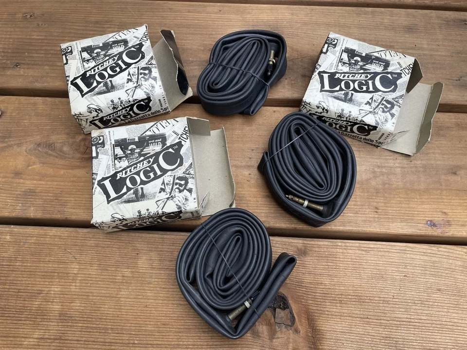 TUBOS DE NEUMÁTICO DE BICICLETA VINTAGE RITCHEY LOGIC NOS 26" BUTILO SÚPER LIGERO F/V 26x1x1.25 Foto 1 de 4