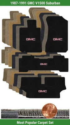 定制Ultimat垫套装适用于87-91 GMC V1500 Suburban带标志(4件)#QDC — 第 1/4 张图片