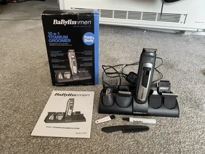 BaByliss For Men 10 in 1 Titanium Grooming System with Charger - Picture 1 of 8