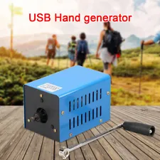Electric Power Hand Crank Generator 20W Metal Emergency Survival equipment 1pcs