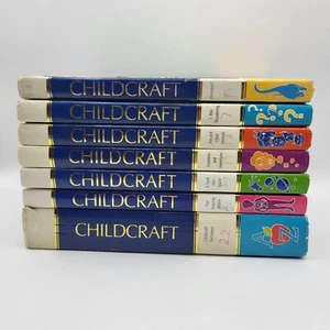 Childcraft Supplement Books Lot of 7 How and Why Library Hardcover Illustrated - Foto 1 di 24