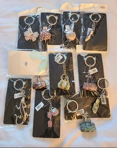 Alexander Kalifano Keychain Swarovski Crystals Stainless Steel - Picture 1 of 71