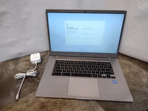 Samsung Chromebook XE350XBA-K05US 15.6" 1080p FHD Laptop Intel 4GB RAM 128GB SSD - Picture 1 of 10