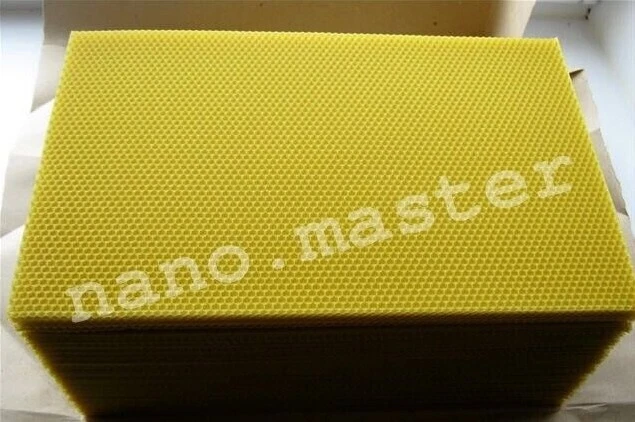 Beeswax Sheets, 260 х 400 mm Natural 100% pure, bee wax, 100 sheets!!!! - Image 1 of 1