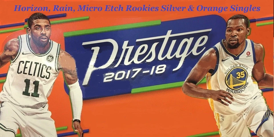 2017-18 Prestige Horizon, Rain, Micro Etch Rookies Silver & Orange Singles - Image 1 of 1
