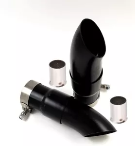 2007-2016 Victory Vegas 8-Ball YORK EXHAUST Shorty GP BLACK (NEW) FITS 07-16 - Picture 1 of 10