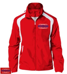 InvestCurb Red/White/Blue Sports Jacket - Picture 1 of 1