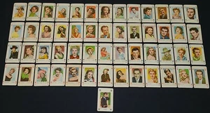 1959 MOVIE STARS BUBBLE GUM CARDS PRINTED IN HOLLAND COMPLETE SET - MONROE, etc - Picture 1 of 11