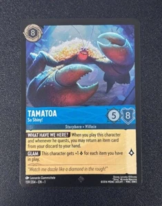 Tamatoa-So Shiny! 159/204-Disney Lorcana The First Chapter-COLD FOIL-NM - Picture 1 of 2