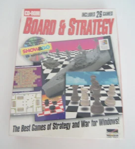 Board & Strategy CD-Rom 26 Games Laser Magic 1994 Show & Go PC Computer Game New - Picture 1 of 4