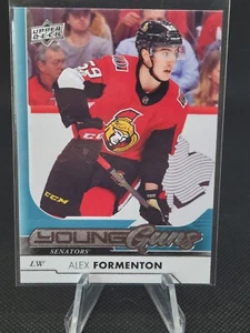 2017-18 Upper Deck Series 1 Alex Formenton Young Guns YG Rookie Card RC #219 - Picture 1 of 2