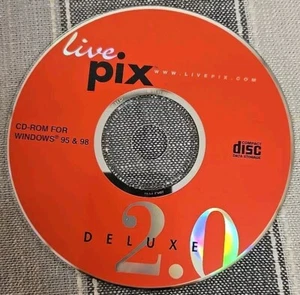 Live Pix Deluxe 2.0 PC CD-ROM (Disc Only) Windows - Picture 1 of 2