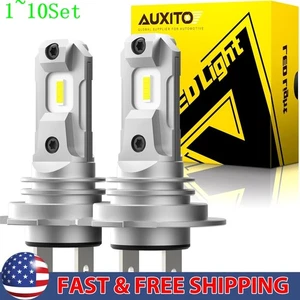 AUXITO H7 LED Headlight High Bulbs Low Beam Plug&Play White CANBUS 1-10Set - Picture 1 of 12