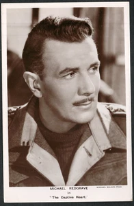 Cine - Michael Redgrave RP - Postal 'Picturegoer' Serie 128 Nº W 212 - Imagen 1 de 3