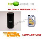 FOR AUDI A6 QUATTRO 1.8 150 1997-05 OEM PETROL OIL FILTER + VL 5W30 ENGINE OIL