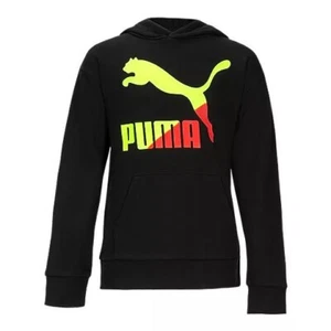 Puma Kids Boys Classics Archive Logo  Hoodie - New with Tag - Picture 1 of 2