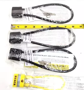 Ruger Regal Gun Cable Lock 2 Ruger R15LC1 1 Yellow Ruger 1 Regal R15LC3 4 Locks - Picture 1 of 4