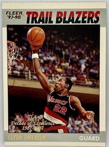 1997-98 Fleer Decade of Excellence #2 Clyde Drexler