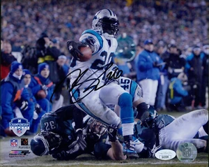 DeShaun Foster Carolina Panthers Signed 8x10 Glossy Photo JSA Authenticated - Picture 1 of 2