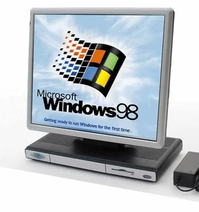 COMPUTER MIT 17" 43cm MONITOR FÜR MS-DOS GAMES WINDOWS 98 RS-232 SERIEL PARALLEL - Picture 1 of 1