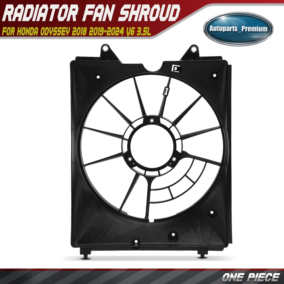 Cubierta del ventilador de refrigeración del radiador para Honda Odyssey 2018 2019-2024 V6 3,5 L 190155MRA01 Foto 1 de 4