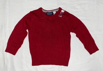 Suéter Children's Place Boys Talla 12 - 18 Meses Rojo Nuevo con Etiquetas LBB76 Foto 1 de 3