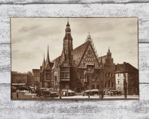 AK Breslau Rathaus Gebäude Architektur Postkarte Ansichtskarte Vintage Deko alt - Picture 1 of 2