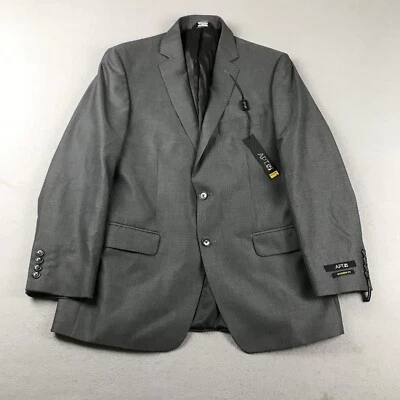 Atp.9 Blazer Mens 42 Short Gray Lined Modern Tailored Fit Button Up NWT - Image 1 of 4