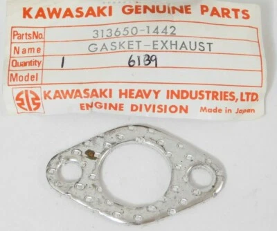 1 Nuevo de Lote Antiguo 1970 Original Kawasaki MB1-A Coyote Junta de Tubo de Escape OEM Mini-Bike NUEVO Foto 1 de 3