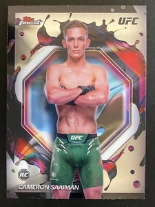 Cameron Saaiman 2024 Topps Finest UFC RARE Chrome Rookie Card #271 - Picture 1 of 2
