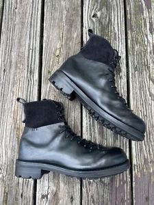 FEIT Military Hiker Boot LIMITED EDITION Vegetable Leather Suede Paneled Size 11 - Picture 1 of 14