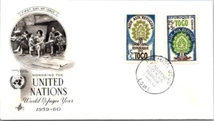 Togo FDC 1960 Artcraft Cachet - Lome - J16220 - Picture 1 of 2